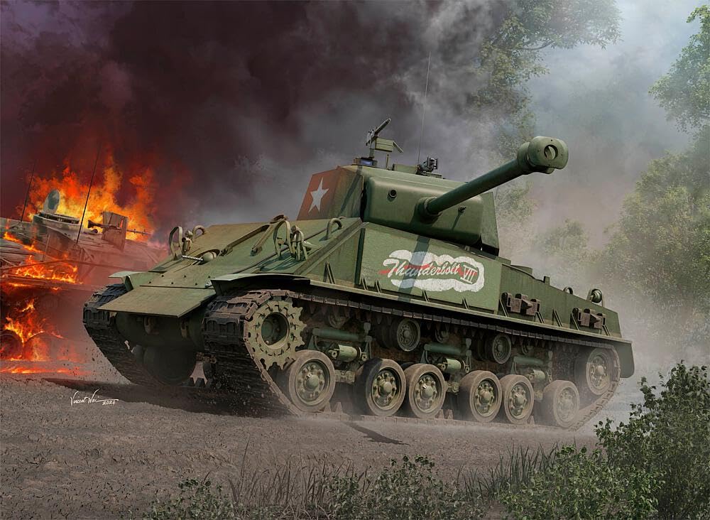 Amazon | アイラブキット 1/16 M4A3E8 シャーマン中戦車 サンダー